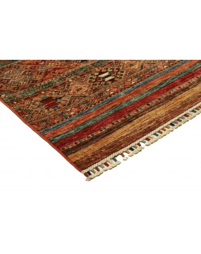 Tappeto Samarkand Pakistan marrone rosso 80x298