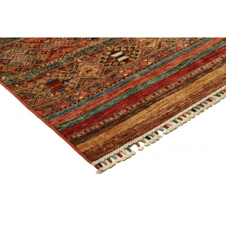 Tappeto Samarkand Pakistan marrone rosso 80x298