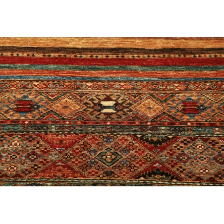 Tappeto Samarkand Pakistan marrone rosso 80x298