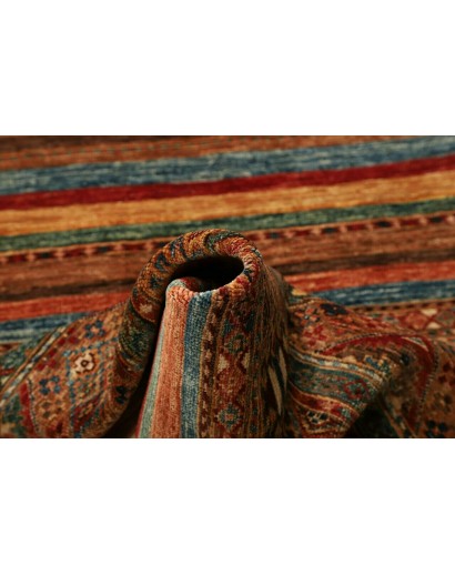 Tappeto Samarkand Pakistan marrone rosso 80x298