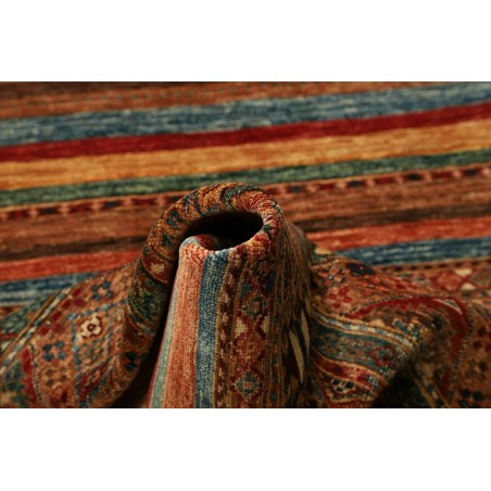 Tappeto Samarkand Pakistan marrone rosso 80x298