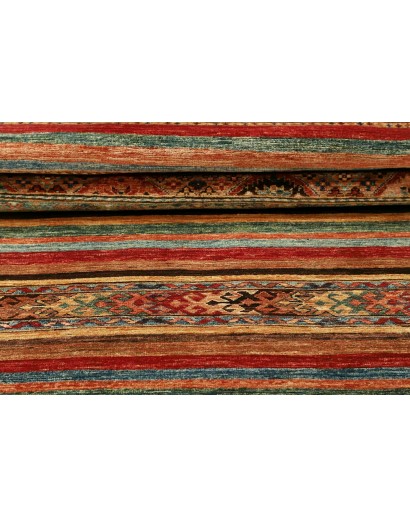 Tappeto Samarkand Pakistan marrone rosso 80x298