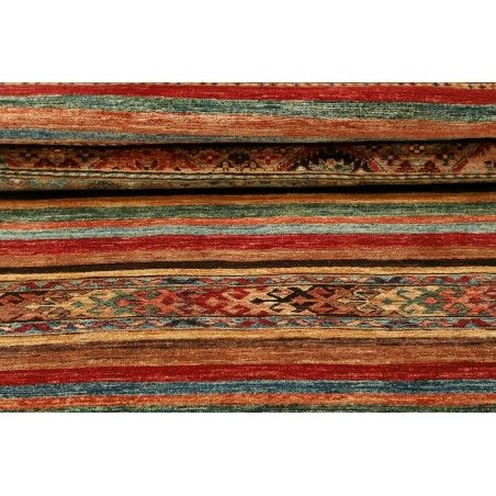 Tappeto Samarkand Pakistan marrone rosso 80x298