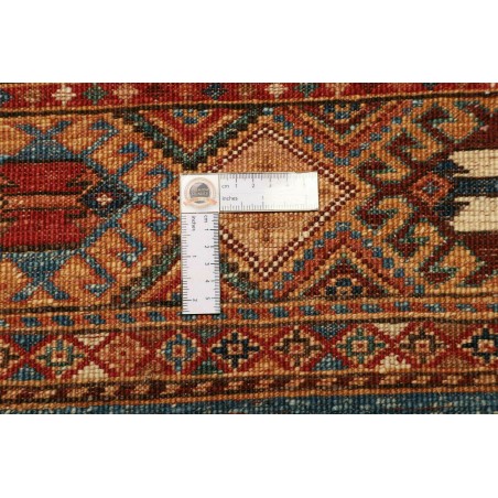 Tappeto Samarkand Pakistan marrone rosso 80x298