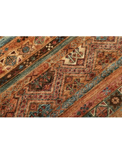 Tappeto Samarkand Pakistan rosso 79x246