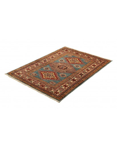 Tappeto Kazak Fine Pakistan marrone arancione 100x134
