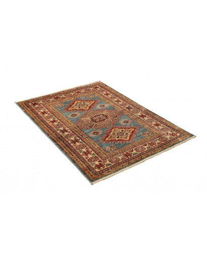 Tappeto Kazak Fine Pakistan marrone arancione 100x134