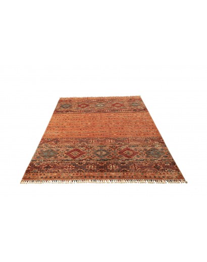 Tappeto Rubin Pakistan arancione grigio 152x197