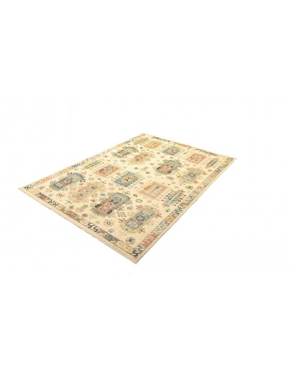 Tappeto Tribal Pakistan beige verde 147x212