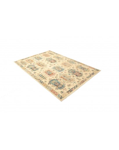 Tappeto Tribal Pakistan beige verde 147x212