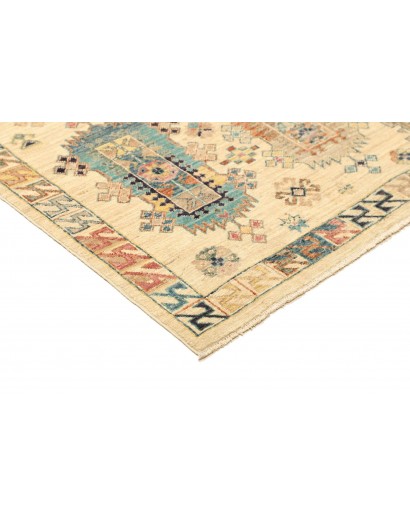 Tappeto Tribal Pakistan beige verde 147x212