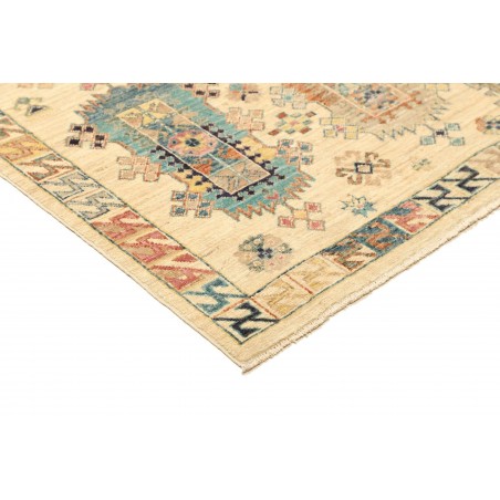Tappeto Tribal Pakistan beige verde 147x212