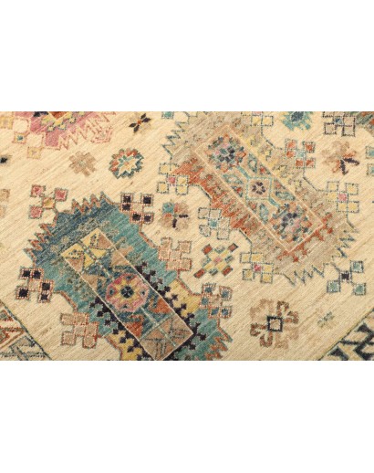 Tappeto Tribal Pakistan beige verde 147x212