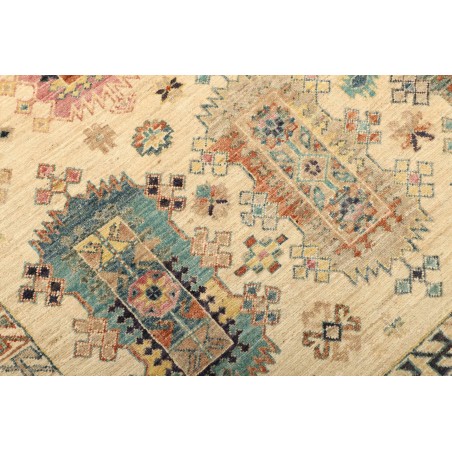 Tappeto Tribal Pakistan beige verde 147x212