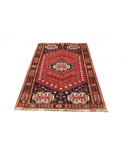 Tappeto Shiraz Fine Persia rosso giallo 118x202