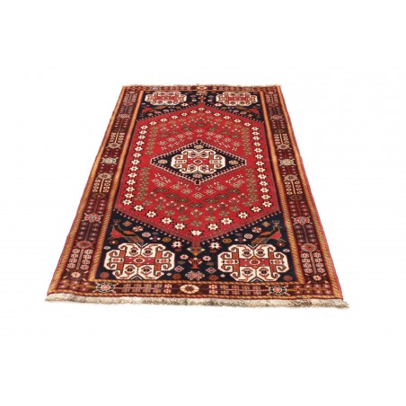 Tappeto Shiraz Fine Persia rosso giallo 118x202