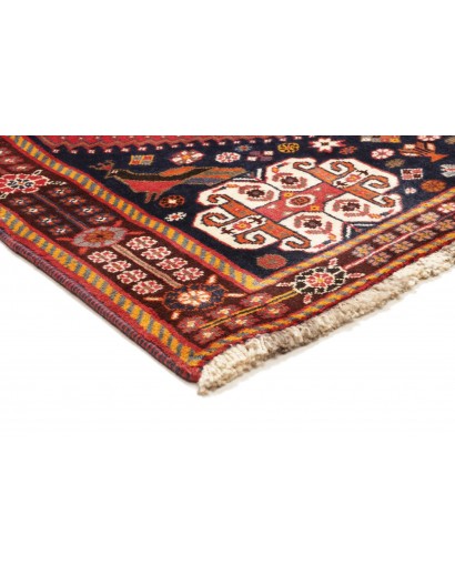 Tappeto Shiraz Fine Persia rosso giallo 118x202