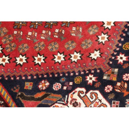Tappeto Shiraz Fine Persia rosso giallo 118x202