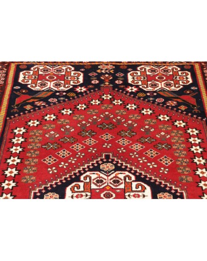 Tappeto Shiraz Fine Persia rosso giallo 118x202