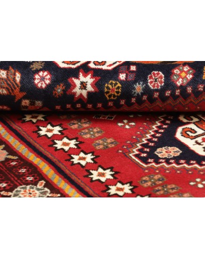 Tappeto Shiraz Fine Persia rosso giallo 118x202