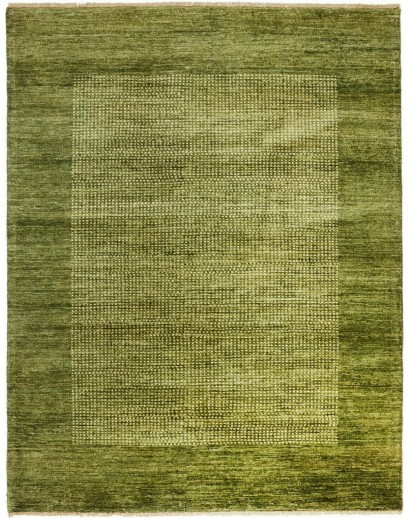 Tappeto Shayan Pakistan verde beige 153x201