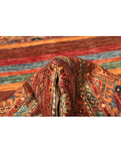 Tappeto Samarkand Pakistan rosso 80x306