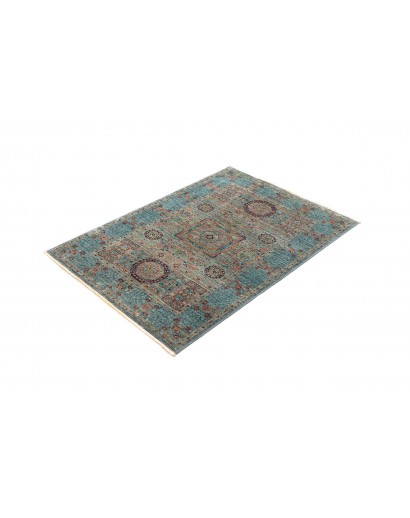 Tappeto Mamlouk Pakistan azzurro 81x115