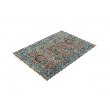Tappeto Mamlouk Pakistan azzurro 81x115