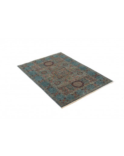 Tappeto Mamlouk Pakistan azzurro 81x115