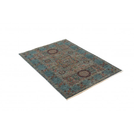 Tappeto Mamlouk Pakistan azzurro 81x115