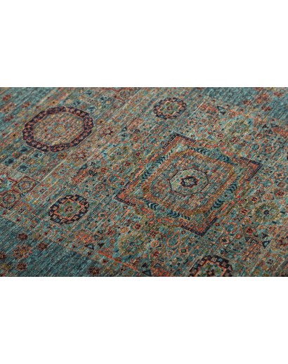 Tappeto Mamlouk Pakistan azzurro 81x115