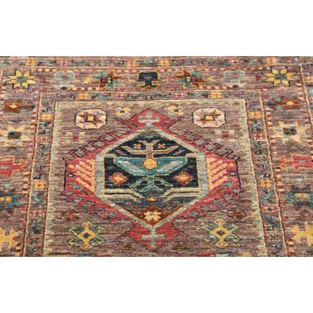Tappeto Tribal Pakistan bianco marrone 75x201