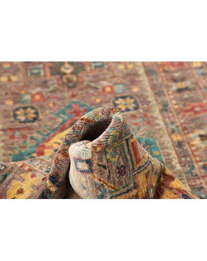 Tappeto Tribal Pakistan bianco marrone 75x201