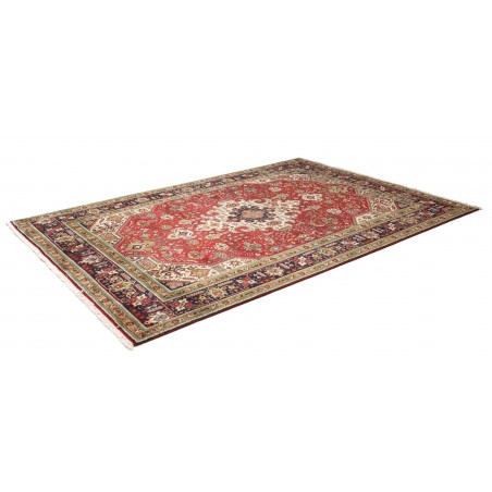 Tappeto Tabriz Persia marrone giallo 200x296