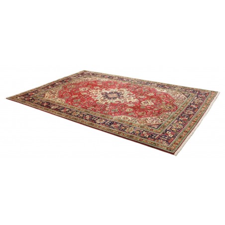 Tappeto Tabriz Persia marrone giallo 200x296