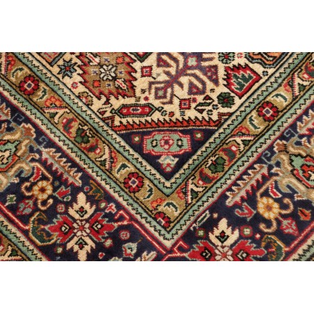 Tappeto Tabriz Persia marrone giallo 200x296
