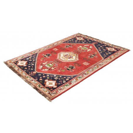 Tappeto Shiraz Fine Persia marrone giallo 122x174