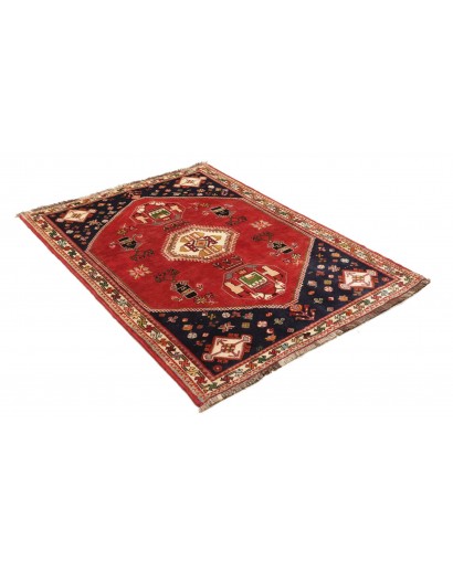 Tappeto Shiraz Fine Persia marrone giallo 122x174
