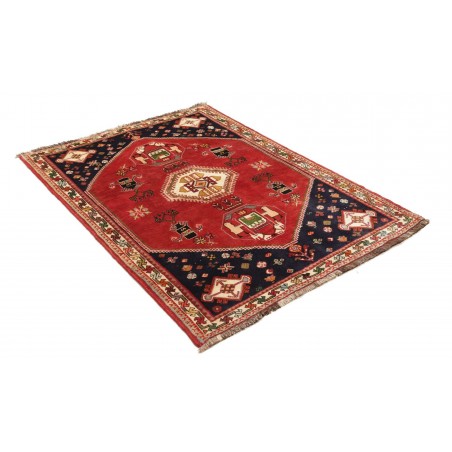 Tappeto Shiraz Fine Persia marrone giallo 122x174