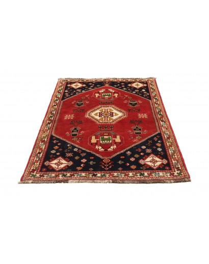 Tappeto Shiraz Fine Persia marrone giallo 122x174