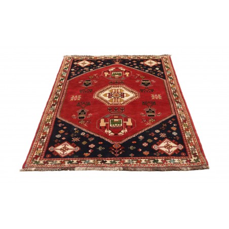 Tappeto Shiraz Fine Persia marrone giallo 122x174