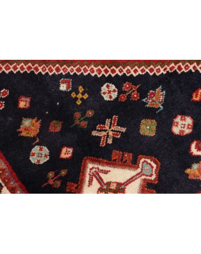 Tappeto Shiraz Fine Persia marrone giallo 122x174
