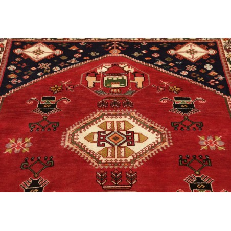 Tappeto Shiraz Fine Persia marrone giallo 122x174