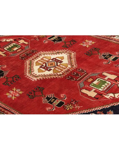 Tappeto Shiraz Fine Persia marrone giallo 122x174