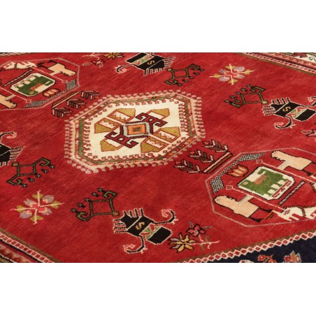 Tappeto Shiraz Fine Persia marrone giallo 122x174