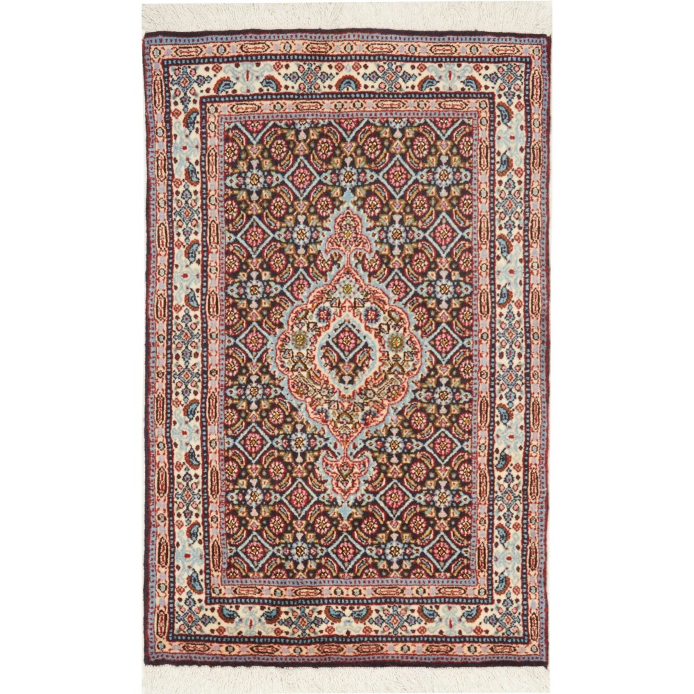 Tappeto Moud Persia marrone beige 55x93 Tappeto Moud Persia marrone beige 55x93