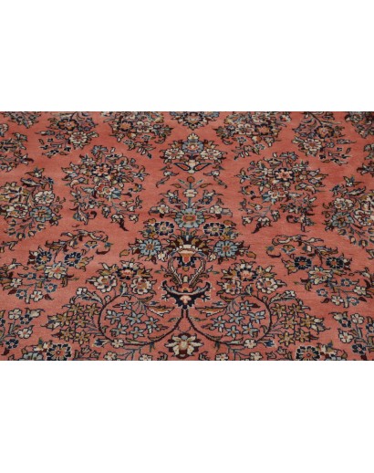 Tappeto Sarough Persia azzurro bianco 338x486
