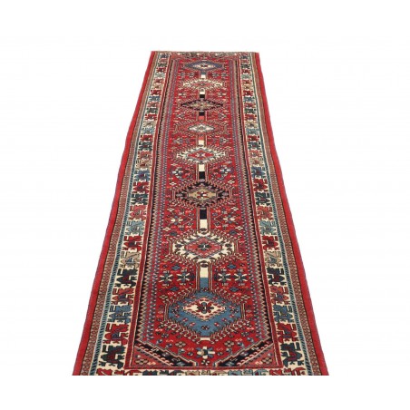 Tappeto Yalameh Persia marrone grigio 82x304