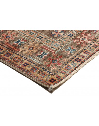 Tappeto Kazak Fine Pakistan azzurro marrone 85x256