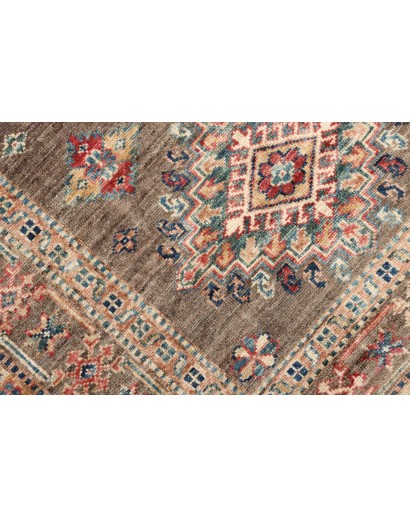 Tappeto Kazak Fine Pakistan azzurro marrone 85x256